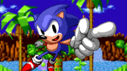 Sonic the Hedgehog Posing